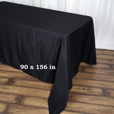 10 Pcs 90"X156" Polyester Tablecloths Wedding Party  Table Linens  Image 2