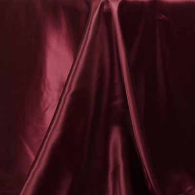 10 Pcs 90X156" Satin Rectangular Tablecloths Wedding Catering Dining Decorations Image 1