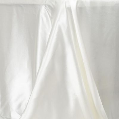 10 Pcs 90X156" Satin Rectangular Tablecloths Wedding Catering Dining Decorations Image 1