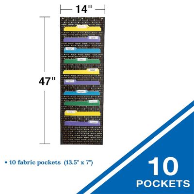 10 Pocket File Folder Storage Solution Image 1