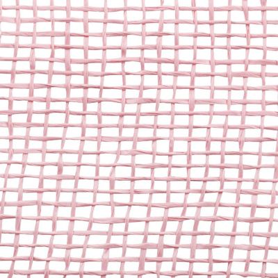 10" Poly Burlap Mesh Ribbon: Light Pink Image 2
