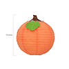 10" Pumpkin Hanging Paper Lantern Decorations - 12 Pc. Image 1