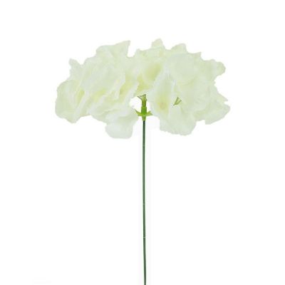 10 Silk Hydrangea Flower Heads Stems Wedding Centerpieces Image 1