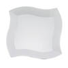 10" White Wave Plastic Dinner Plates (40 Plates) Image 1
