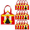 10" x 10" Medium Carnival Tent Nonwoven Tote Bags - 12 Pc. Image 1