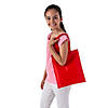 10" x 12" Bulk 50 Pc. Medium Solid Color Nonwoven Tote Bags Image 2