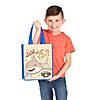 10" x 12" Color Your Own Discovery Shark Week&#8482; Medium Tote Bags &#8211; 12 Pc.  Image 2