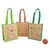10" x 12" Medium Color Your Own Earth Day Nonwoven Tote Bags - 12 Pc. Image 1