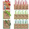 10" x 12" Medium Color Your Own Religious Nativity Nonwoven Tote Bags - 12 Pc. Image 1