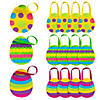10" x 12" Medium Easter Egg-Shaped Nonwoven Tote Bags &amp;#8211; 12 Pc. Image 1