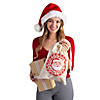 10" x 15" Large Merry Christmas Canvas Drawstring Gift Bags - 12 Pc. Image 2