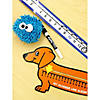 10" x 5" Happy Wiener Dog Number Line Cardboard Sliders - 12 Pc. Image 2