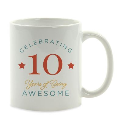 10 Years Awesome Ceramic Mug Image 2