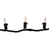 100-Count Clear Mini Christmas String Light Set - 20.25ft Black Wire Image 3