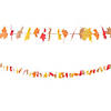 100 Ft. Fall Colors Maple Leaf Ready-to-Hang Plastic Garland Image 1