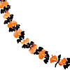 100 Ft. Halloween Pumpkin & Bat Garland Image 1