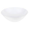 100 oz. Solid White Organic Round Disposable Plastic Bowls (24 Bowls) Image 1