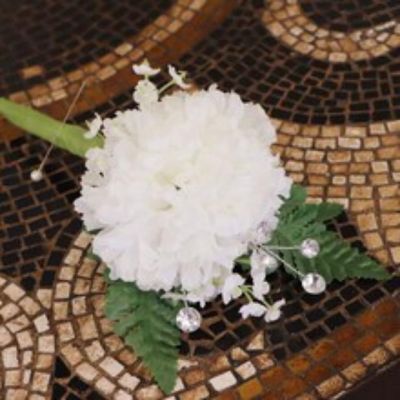 100-Pack: Cream White Silk Carnation Image 1