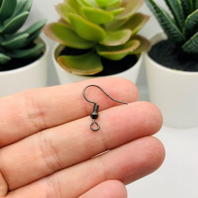 100 Pcs Bronze Fish Hook Earring Wires Image 2