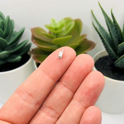 100 Pcs Small Silver Flat Cord Cap Ends Image 2