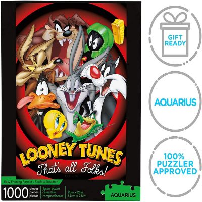 nm 65253 Looney Tunes That's All Folk 1000 pc jigsaw puzzle 690mm x 510mm 