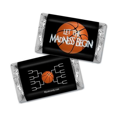 100ct March Madness Miniature Wrappers - Black Image 1