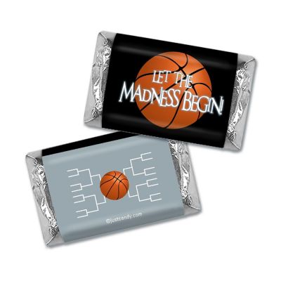 100ct March Madness Miniature Wrappers - Silver Image 1