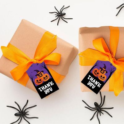 100PC Jack O Lanterns Halloween Gift Tag Image 2
