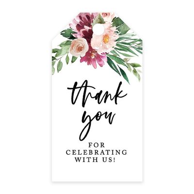 100PC Thank You for Tags Spring Image 1