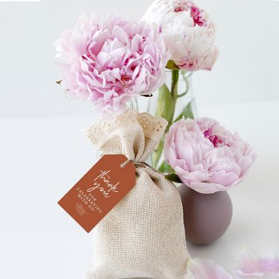 100PC Thank You for Tags Terracotta Image 2