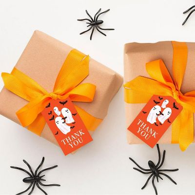 100PCS Ghosts and Bats Halloween Tags Image 2