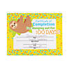 100th Day of School Certificates of Completion Image 1