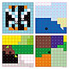 100th Day Pixel Animals Sticker Scenes - 12 Pc. Image 2