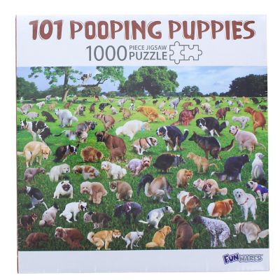 101 Pooping Puppies 1000 Piece Jigsaw Puzzle Image 1