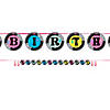 104" Birthday Beats Disco Ready-to-Hang Party Garland with Tassels Image 1