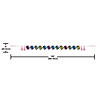 104" Birthday Beats Disco Ready-to-Hang Party Garland with Tassels Image 1