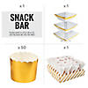 104 Pc. Wedding Snack Bar Kit for 50 Guests Image 1