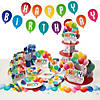 105 Pc. Balloon Birthday Party Ultimate Disposable Tableware Kit for 8 Guests Image 1