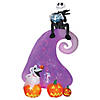 107" Airblown Projection Nightmare Before Christmas Scene Outdoor Yard Decor Image 1