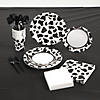 107 Pc. Cow Print Party Tableware Kit for 8 Guests Image 1