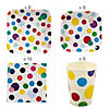 107 Pc. Polka Dot Tableware Kit for 8 Guests Image 1