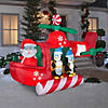 108" Blow Up Inflatable Animated Helicopter Outdoor Yard Decoration Image 2