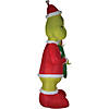 108" Blow Up Inflatable Grinch with Stock Giant Outdoor Yard Decoration Image 1