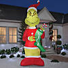 108" Blow Up Inflatable Grinch with Stock Giant Outdoor Yard Decoration Image 2