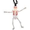10ct Skeleton Halloween Lights - 7.5ft Black Wire Image 2