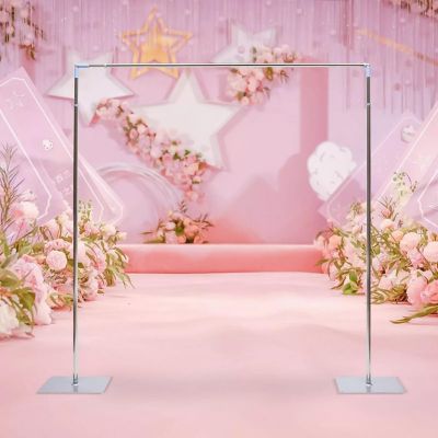 10Ft X 10Ft Backdrop Stand Pipe Kit Heavy Duty Wedding Back Adjustable Stand Image 1