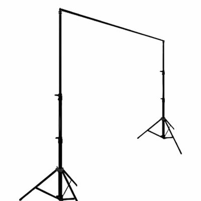 10ft x 10ft Black Backdrop Stand Kit Image 1