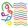 11 1/2" Bright Colors Fidget Stretchy Rubber Strings - 12 Pc. Image 1