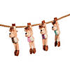 11 1/2" Classic Long Arm Stuffed Reindeer with Scarves - 12 Pc. Image 1