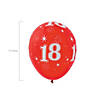 11" 18th Birthday Sparkle Latex Balloon Assortment &#8211; 6 Pc. Image 1